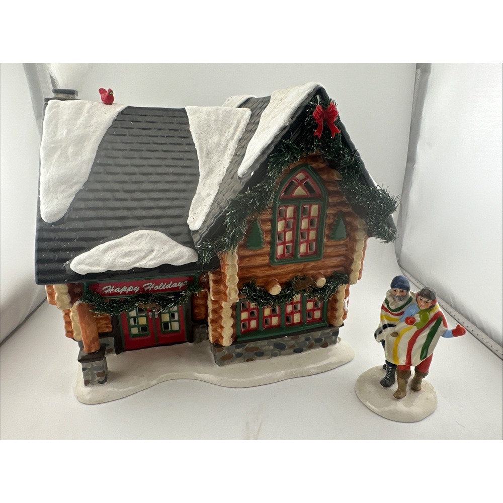 Department 56 Original Snow Village Winter Retreat 4023611 Lighted Holiday Set R